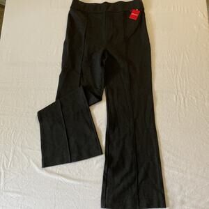 *NWT* SPANX XL 20252R Perfect Pant in Charcoal Heather Knit Ponte Hi-Rise Flare